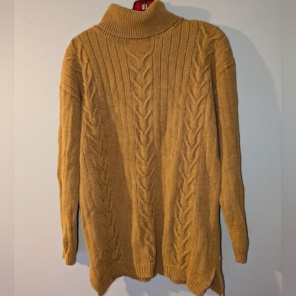 Vintage 90's 🐢 neck sweater reed Hunter size medium - Picture 1 of 3